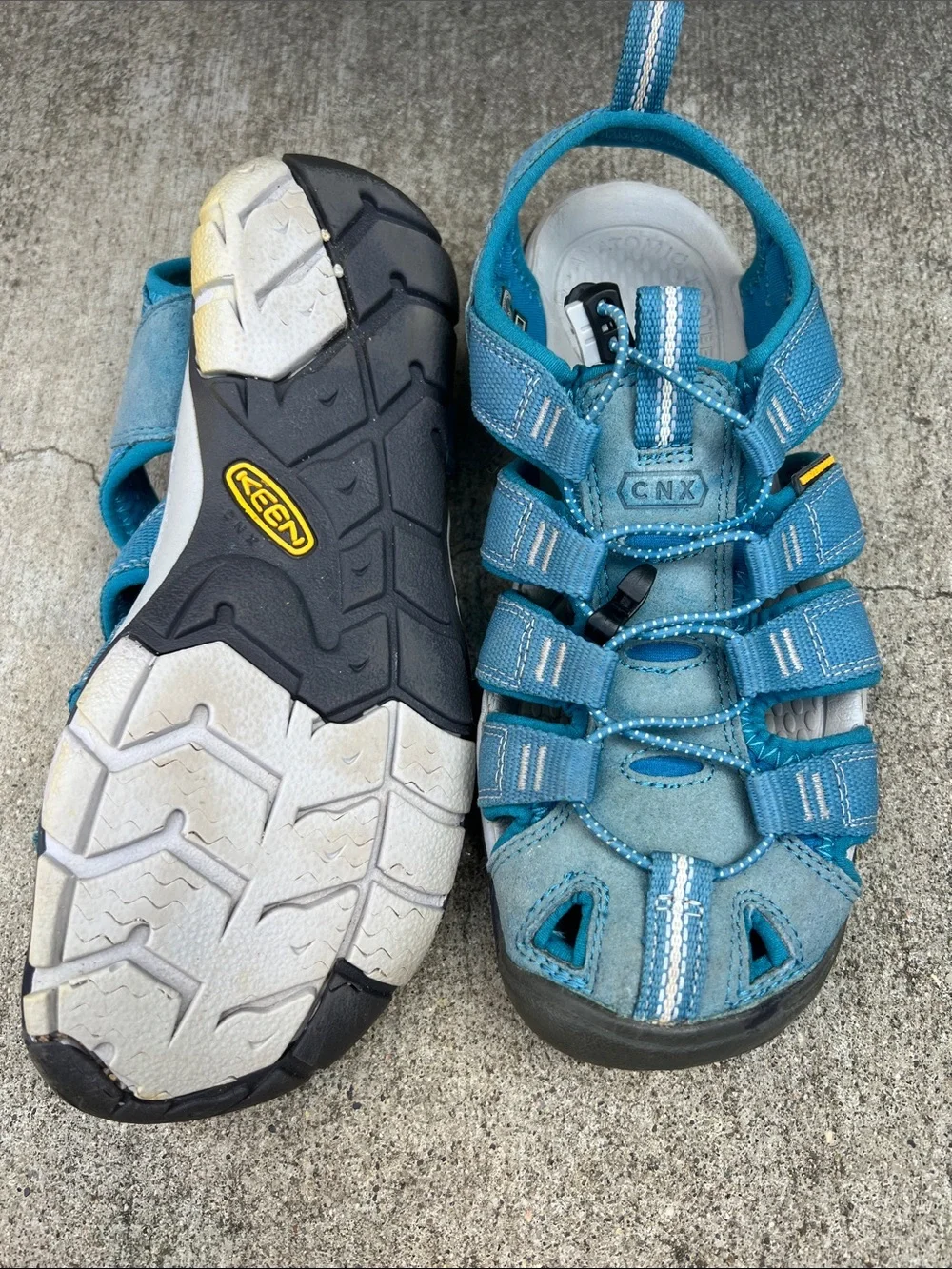 Keen Kids Teal Blue Closed-Toe Sport Sandals